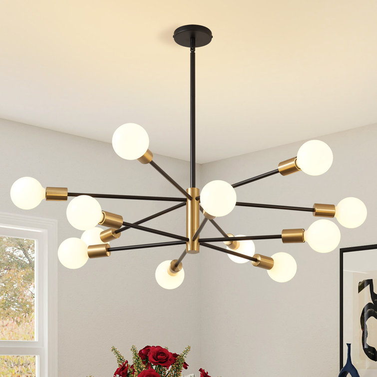 Sputnik light deals fixture black